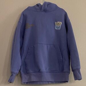 ZARA  Graphic Hoodie with French Fry Crew Print